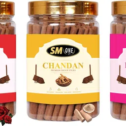 PREMIUM GULAB , CHANDAN & PINEAPPLE DRY DHOOP STICKS (100 GRAM × 3 JARS) | NO BAMBOO | NO CHARCOAL-image-75