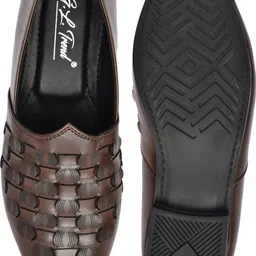 g l trend Ethnic Casual Men's Woven Design Nagra Juti Mojari Handmade Shoe Party Wear For Men image 2