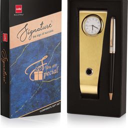 cello Signature Pen & Table Watch Gift Set | Perfect Present for Dad Pen Gift Set-picture-26
