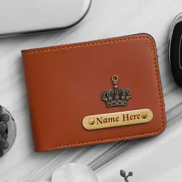 mizi craft Men Casual, Formal, Travel, Trendy, Evening/Party Tan Artificial Leather Wallet-picture-30