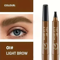 manasona Smudge-Proof Microblading Waterproof Eyebrow Pen, 4-Tip Split Head Design,-picture-18