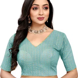 V-Neck Women Blouse-image-5