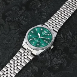 abrexo Pilot Series Date Working Round Olive Green Dial Quartz Mechanism Watch For Boys Analog Watch - For Men Abx7777-SL GN RX image 5