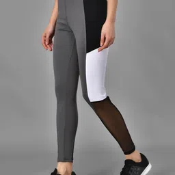 kotty Color Block Women Multicolor Tights image 2