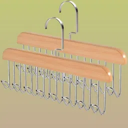 vayhnex 8-Hook Timber Organizer – Headgear Handbag & Garment Wooden Shirt Pack of 2 Hangers For Shirt-picture-13