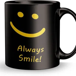 plakasha creations Always Smile Design Print Gift for Boy friend Ceramic Coffee Mug-picture-11
