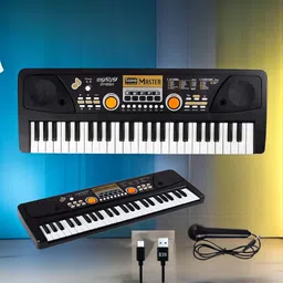 kid kraze 49-Keys Musical Piano with Mic for Kids Analog Portable Keyboard for Kids_A294-picture-13