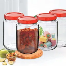 coozico Glass Cookie Jar - 1000 ml image 4