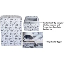 CNS Cover for Top Load 7 kg Washing Machines (Scratch Resistant, 8908011073247, Grey) image 4