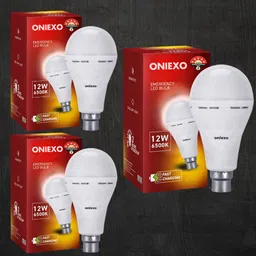oniexo Charging Emergency LED Bulb-12W-A71 4 hrs Bulb Emergency Light-picture-27