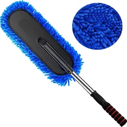 vkrenterprise Car cleaning brush Cleaner Tools Sponge Mop Wet and Dry Wet and Dry Broom Scrub Pad-picture-16