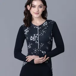 keepfit Printed Women Swim-dress Black Swimsuit-picture-20