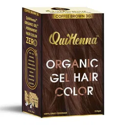bypurenaturals QuikHenna Organic Hair Colour Gel 3G Coffee Brown - PPD & Ammonia Free Permanent Natural Hair Color, 100% Grey Coverage, Long Lasting Gel Colour for Men & Women, 210gm image 1