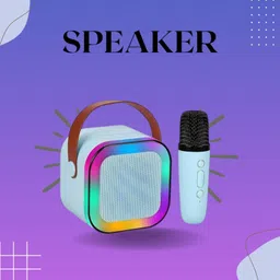 Raptor Karaoke Speaker K12: Party POP Wireless Bluetooth Speaker with Mic, RGB 664 10 W Bluetooth Home Audio Speaker-picture-22
