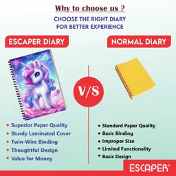 escaper Cartoon Diary A5 Diary Ruled 160 Pages image 5