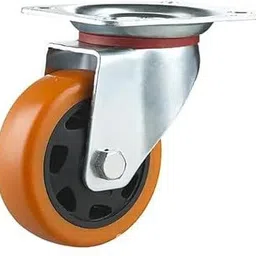 implemental Caster Wheels Plate type 2 with Brakes Degree Rotation (75mm x 32mm) Braked Furniture Caster-picture-26