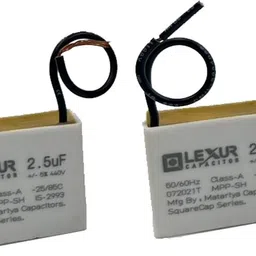 lexur capacitor 2.5 MFD square capacitor Power Supply Electronic Hobby Kit-picture-26