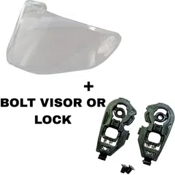 tryfly CLEAR VISOR OR LOCK FOR VEGA BOLT HELMET Helmet Visor-picture-26