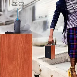 BVEXO WoodWave Max: 10W Speaker with High Bass, Clear Sound, & Long Battery 10 W Bluetooth Home Theatre image 4