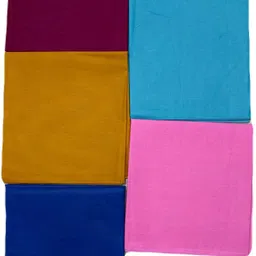 moksh creation Unstitched Pure Cotton Blouse Material Solid image 2