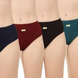 amul comfy Pack of 5 Women Hipster Multicolor Panty image 2