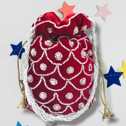 sahiba Women Red Potli-picture-29