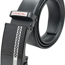 nukaichau Men Formal, Casual, Evening, Party Black Artificial Leather, Texas Leatherite Belt-picture-11