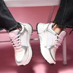 jm looks Women's Chunky Lace-up Shoes Casual Sneakers Sneakers For Women-picture-12