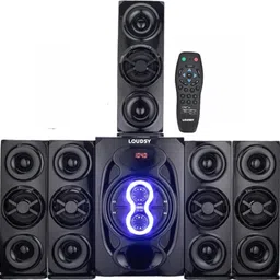 LOUDSY ST powerful Bass Clear Dynamic Quality Sound Home Theater 6 inch woofer 100 W Bluetooth Home Audio Speaker image 1