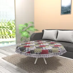 casa furnishing Floral 4 Seater Table Cover image 5
