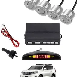 peeps store Universal 4 Silver Reverse Parking Sensor-PS25N433 Universal 4 Silver Reverse Parking Sensor-PS25N433 Parking Sensor-picture-15