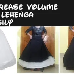 timelessessence Women Solid Flared White Skirt image 4