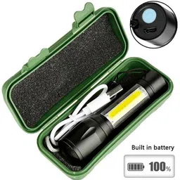 benson new Mini rechargeable super bright 5W LED poket torchlight 3 hrs Torch Emergency Light-picture-37