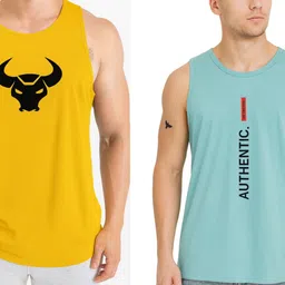 Pack of 2 Men's Vest Men Vest-image-17