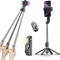 Hold up 360° Rotation with Remote Control Selfie Stick Single Gimbal for Mobile-picture-23