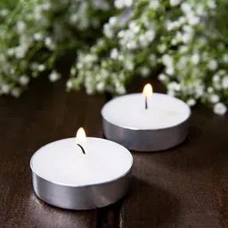 shubhkraft Decorative White Candle Lights For Parties, Gifting And Celebrations Candle image 3