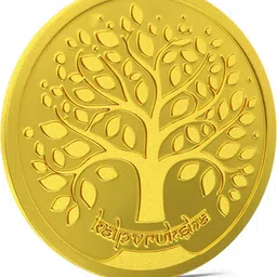 aspect bullion & refinery Kalpavriksha Mili 3 24 (995) K 0.3 g Gold Coin image 3
