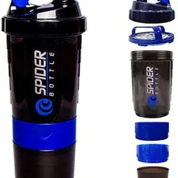 snipper Combo of Bodybuilding Gym Bag, Gloves Blue and Spider Shaker(Purple) Fitness Accessory Kit Kit image 5