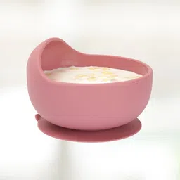 little lovelies Silicone Baby Feeding Bowl Spoon & Fork Set - Non-Slip Suction- 100% Silicone image 2