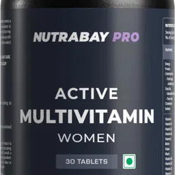 nutrabay Pro Active Multivitamin Women for Immunity, Hair, Skin & Strong Bones image 1