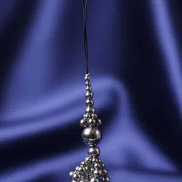 sak collection SAK121 fancy silver beaded latkan pack of 4 Lace Reel image 1