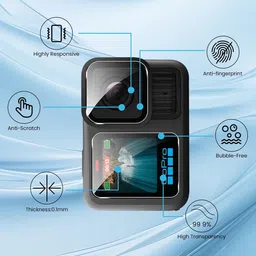 pericat Tempered Glass Guard for GoPro HERO 13 Black image 4