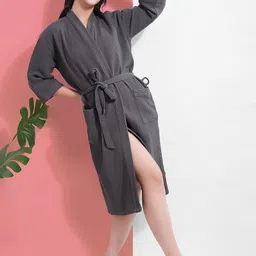 lacylook Carbon Grey XXL Bath Robe image 1