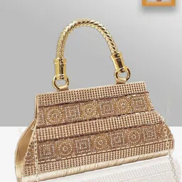 magnifique Party Khaki Clutch-picture-11