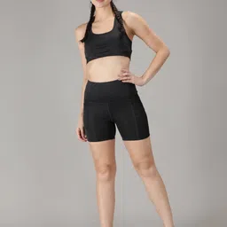 madact Solid Women Black Tights image 5