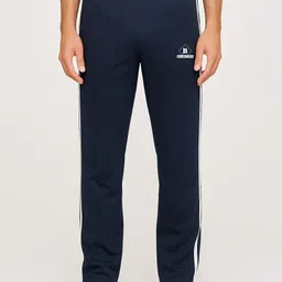blinktees Men Striped Dark Blue Track Pants image 3