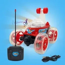 nishchal Best Stunt Car 360° Twisting Remote Control for Kids Music ,Lights_52-picture-23