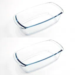 femora Elegant Borosilicate Glass (Set of 2) Baking Dish image 2