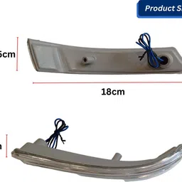 apsmotiv Side Mirror Indicator light Turn Signal for Hyundia Verna Fluidic- Right+Left Car Dash Indicator Lamp image 2