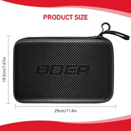 play hard Waterproof EVA Table Tennis Paddle Case Rectangular Hard Racket Cover for image 2
